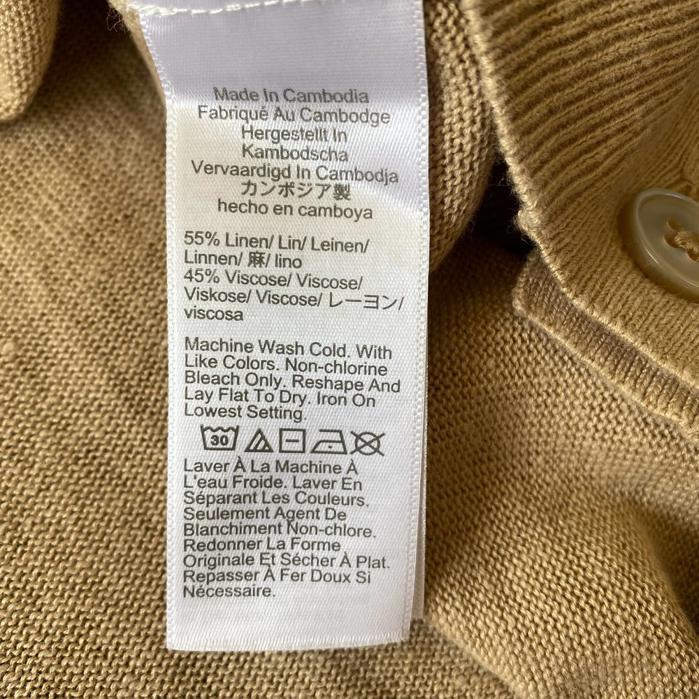 NWT J. Crew Linen-blend button tunic sweater - Picture 4 of 8